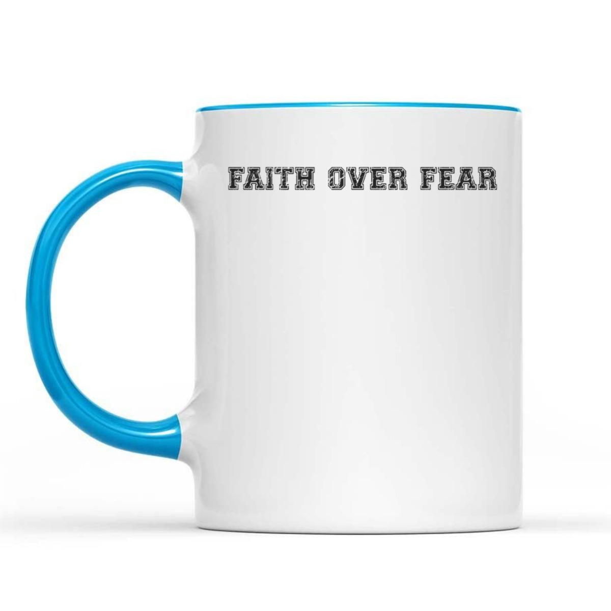 Faith Over Fear T-Shirt Trendy Christian Saying Minimal Faith Over Fear T-Shirt Trendy Christian Saying Minimal