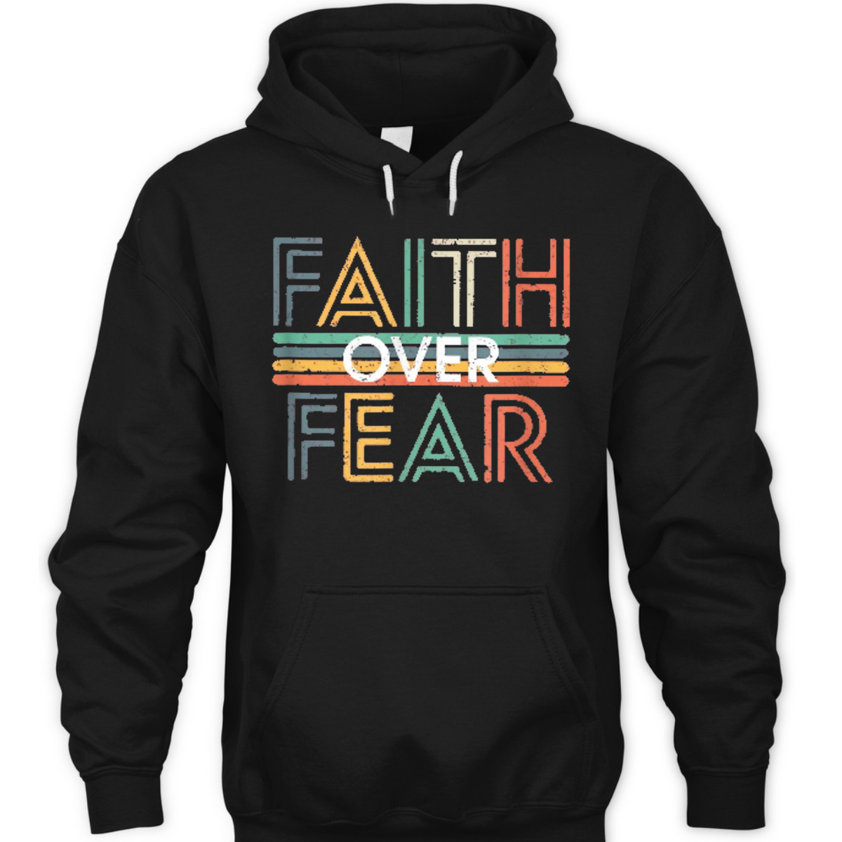 Jesus Christ Cross Faith Over Fear Quote Saying Christian T-Shirt Jesus Christ Cross Faith Over Fear Quote Saying Christian T-Shirt