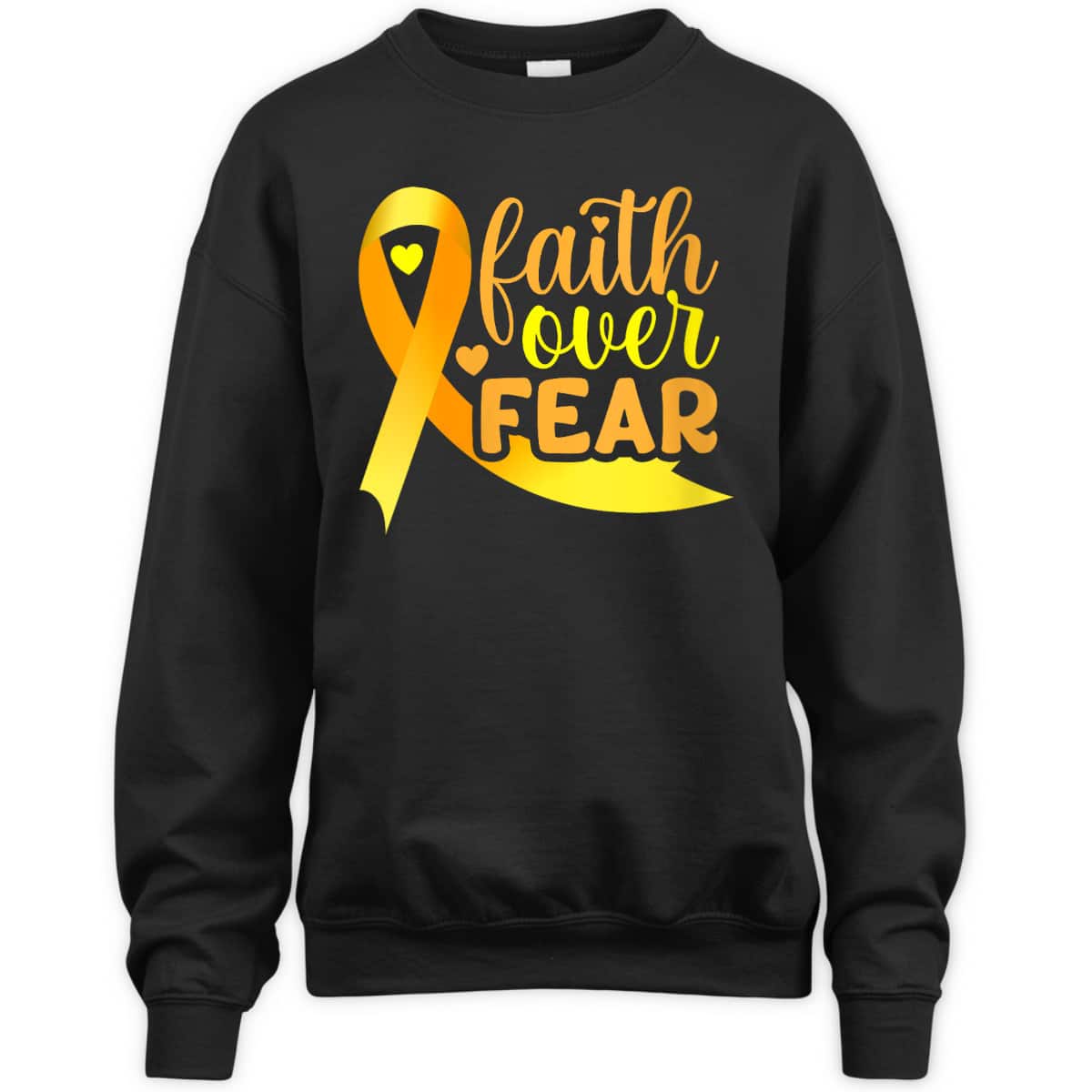Faith Over Fear Ribbon Endometriosis Awareness Warrior T-Shirt Faith Over Fear Ribbon Endometriosis Awareness Warrior T-Shirt