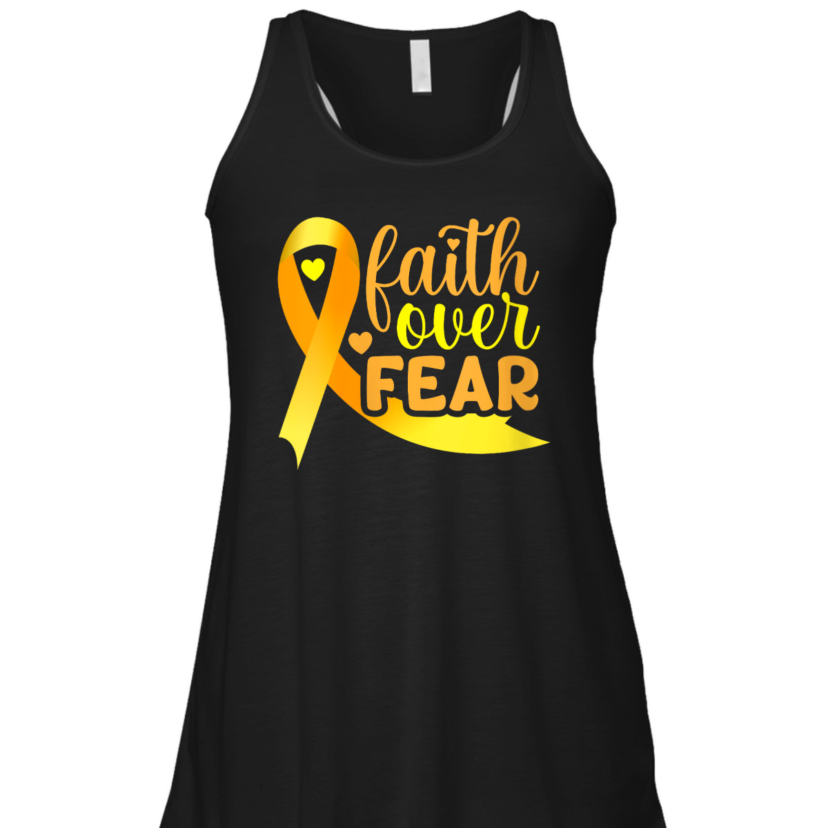 Faith Over Fear Ribbon Endometriosis Awareness Warrior T-Shirt Faith Over Fear Ribbon Endometriosis Awareness Warrior T-Shirt