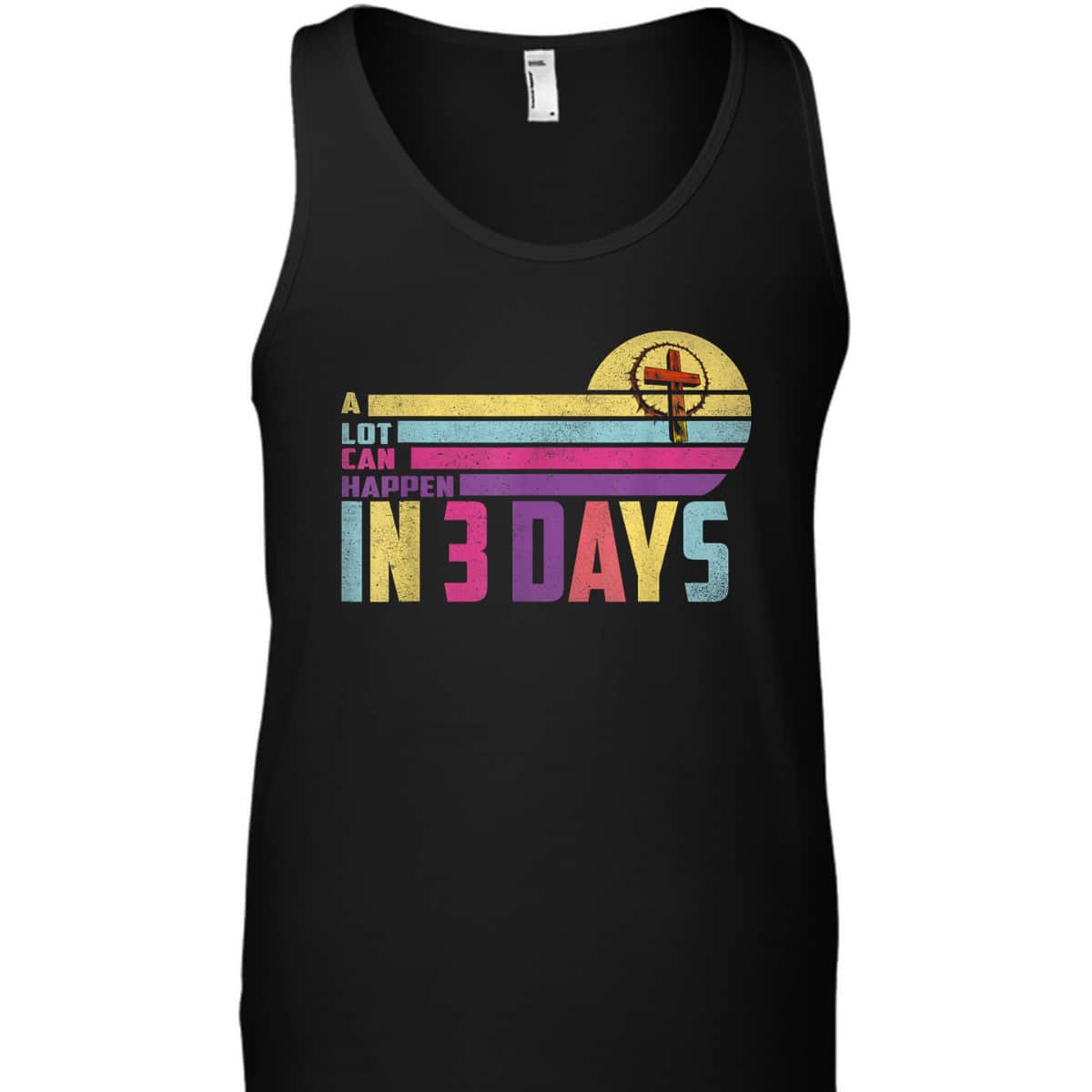 A Lot Can Happen In 3 Days Vintage Christian Easter Day T-Shirt A Lot Can Happen In 3 Days Vintage Christian Easter Day T-Shirt