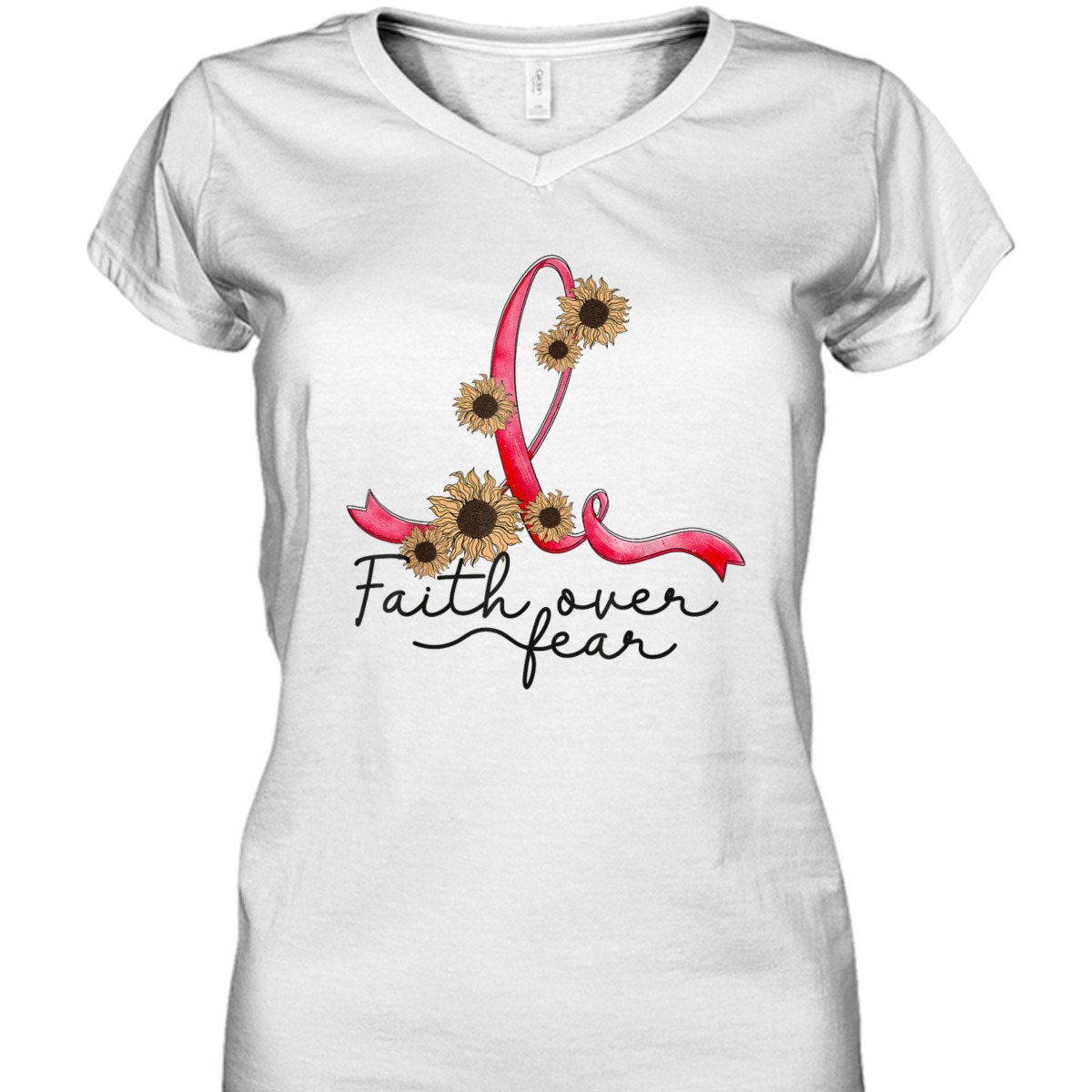 Sepsis Awareness Sunflower Faith Over Fear Christian T-Shirt Sepsis Awareness Sunflower Faith Over Fear Christian T-Shirt