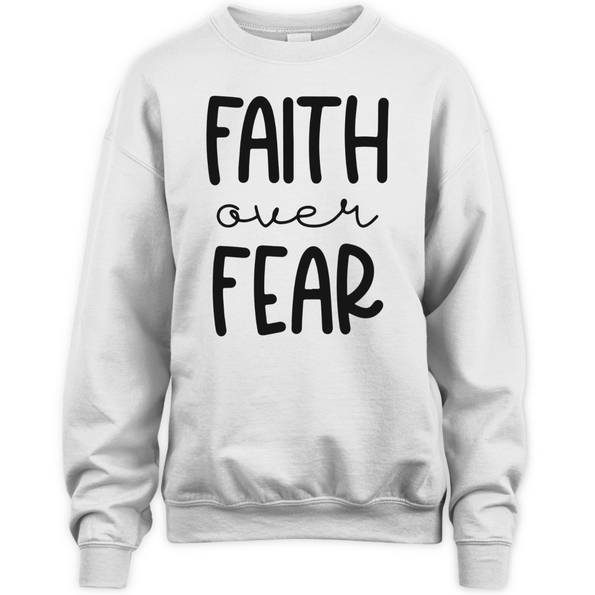 Christian Faith Over Fear T-Shirt Trust God Faith Gift Christian Faith Over Fear T-Shirt Trust God Faith Gift