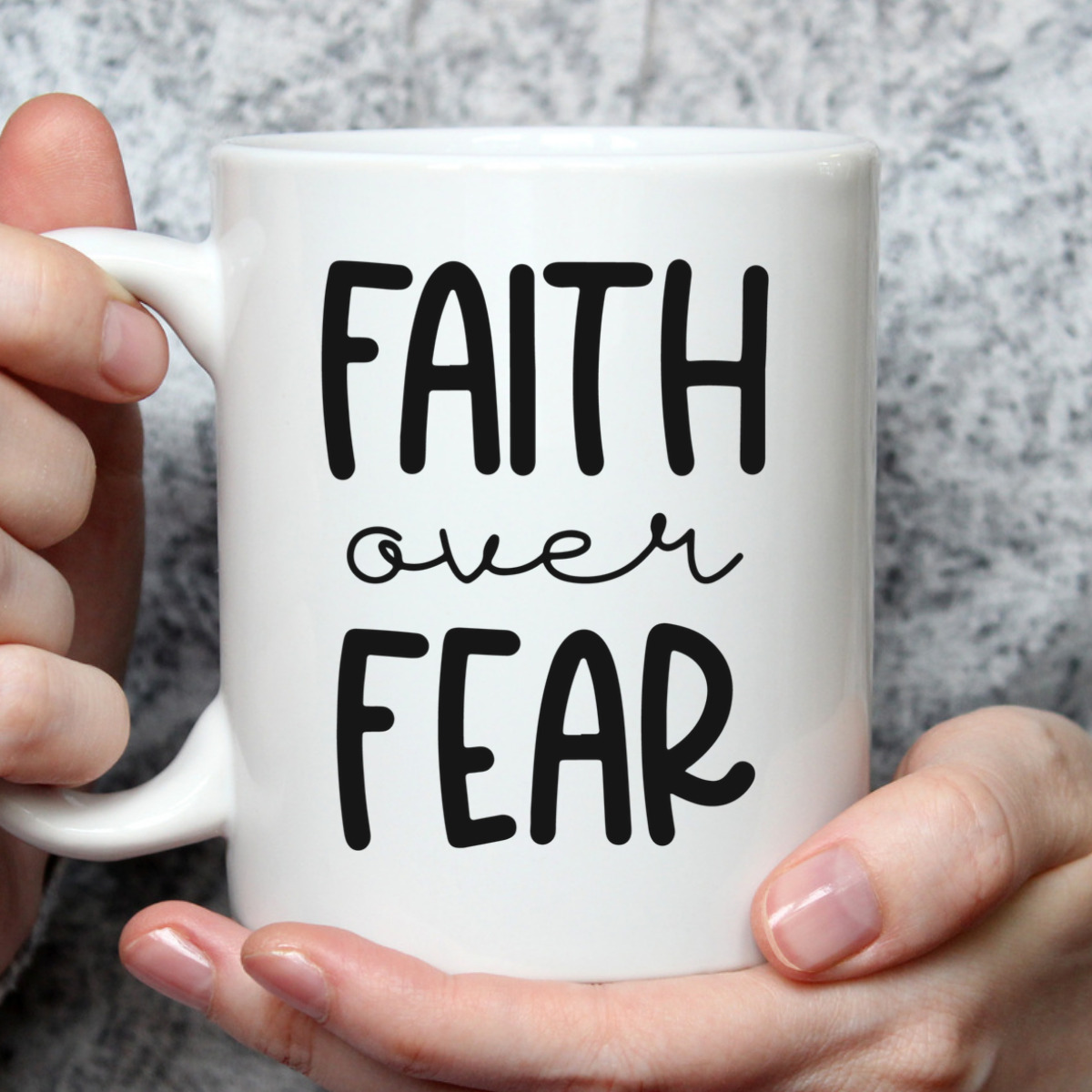 Christian Faith Over Fear T-Shirt Trust God Faith Gift Christian Faith Over Fear T-Shirt Trust God Faith Gift