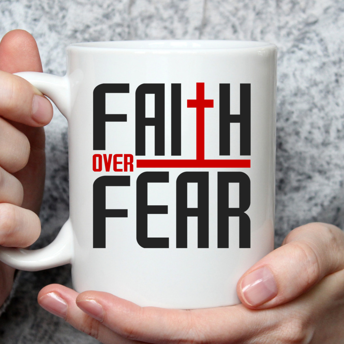 Vintage Faith Over Fear Christian Faith Religious T-Shirt Vintage Faith Over Fear Christian Faith Religious T-Shirt