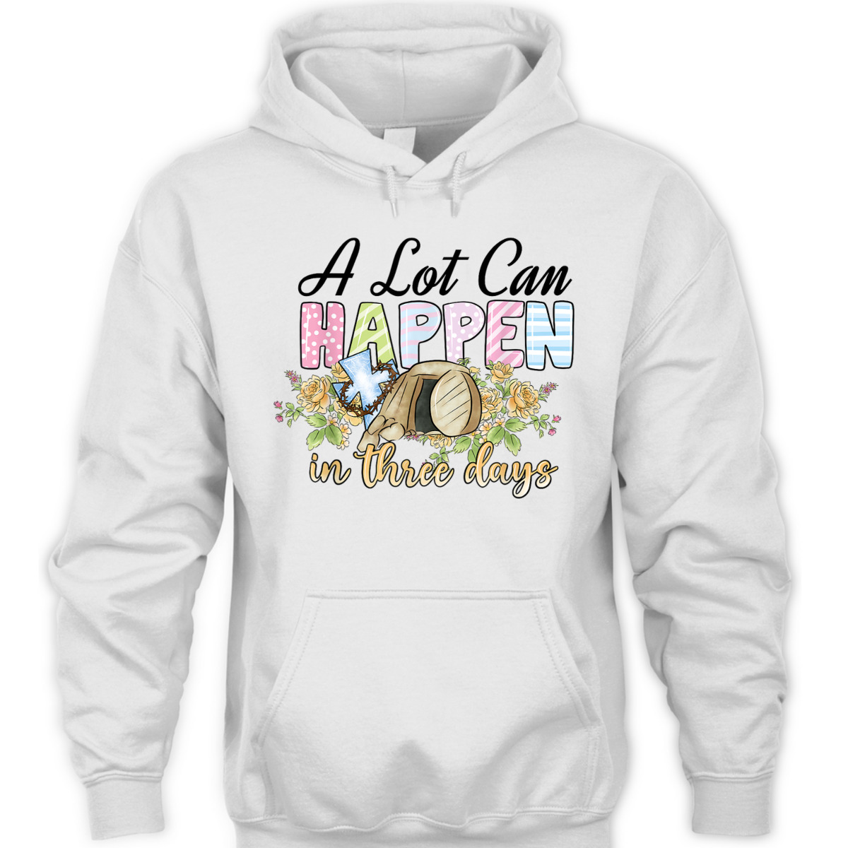 A Lot Can Happen In 3 Days Reto Vintage Christian Easter Day T-Shirt A Lot Can Happen In 3 Days Reto Vintage Christian Easter Day T-Shirt