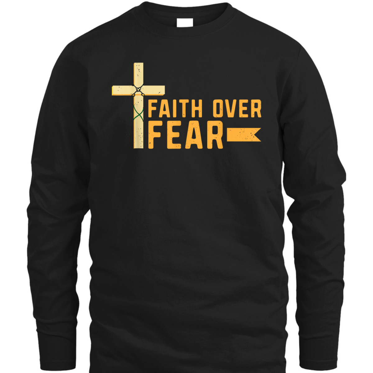 Spiritual Meditation Christian Faith Over Fear T-Shirt Spiritual Meditation Christian Faith Over Fear T-Shirt