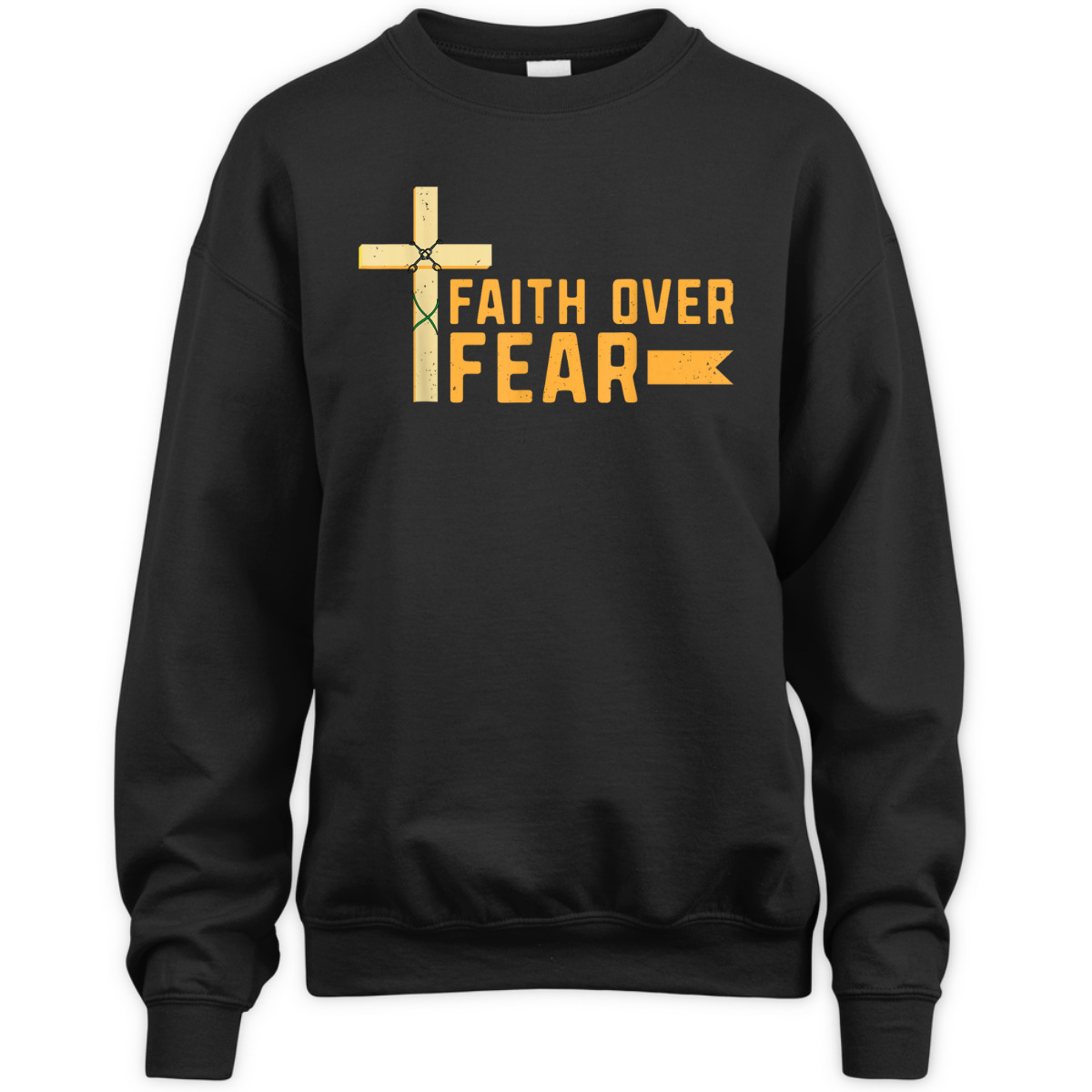 Spiritual Meditation Christian Faith Over Fear T-Shirt Spiritual Meditation Christian Faith Over Fear T-Shirt