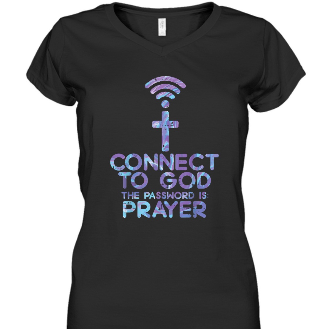 Connect To God! The Password IS Prayer Funny Christian T-Shirt Connect To God! The Password IS Prayer Funny Christian T-Shirt