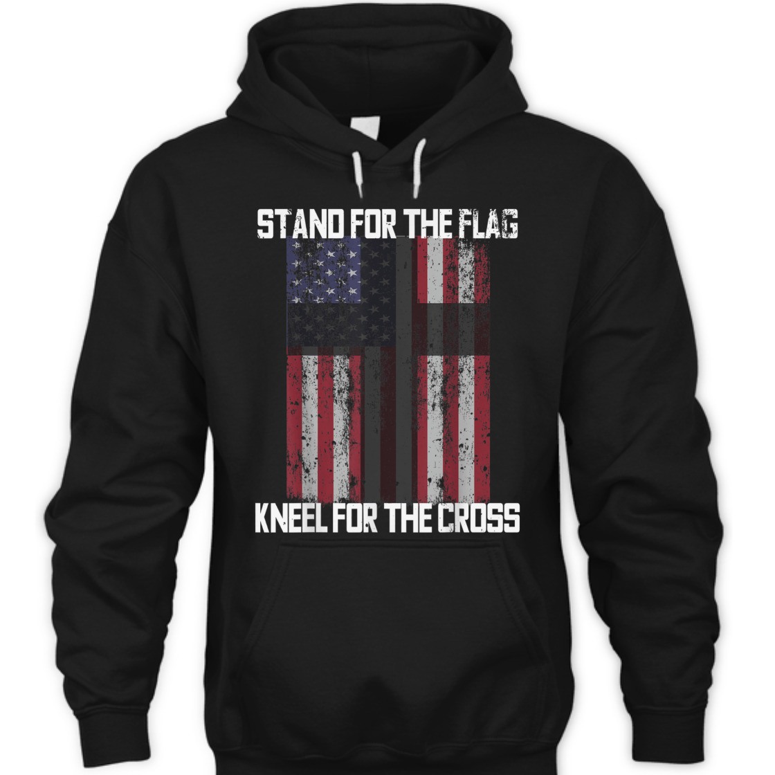 Stand For The Flag American Patriotic T-Shirt I Kneel At The Cross Stand For The Flag American Patriotic T-Shirt I Kneel At The Cross