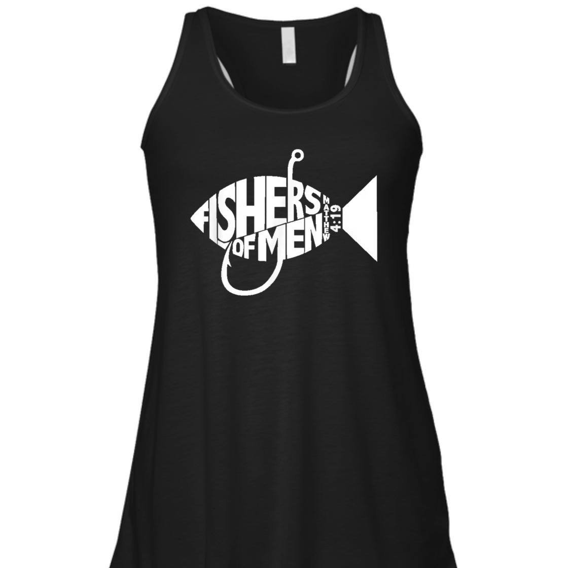 Fishers Of Men Matthew 4:19 Christian Bible Verse T-Shirt Fishers Of Men Matthew 4:19 Christian Bible Verse T-Shirt