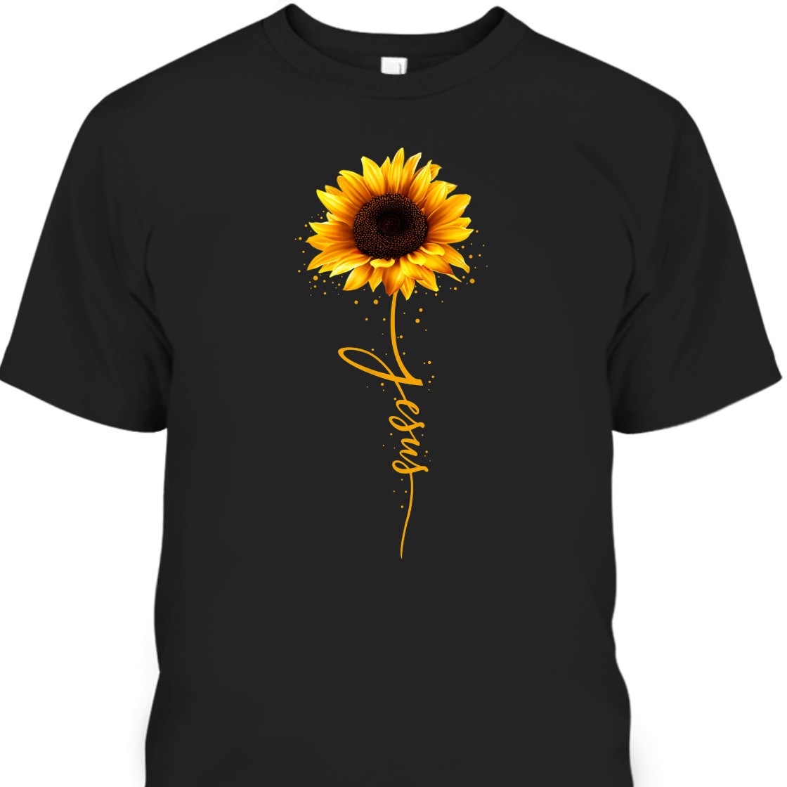 Jesus Sunflower T-Shirt Awesome Gift For Jesus Lovers
