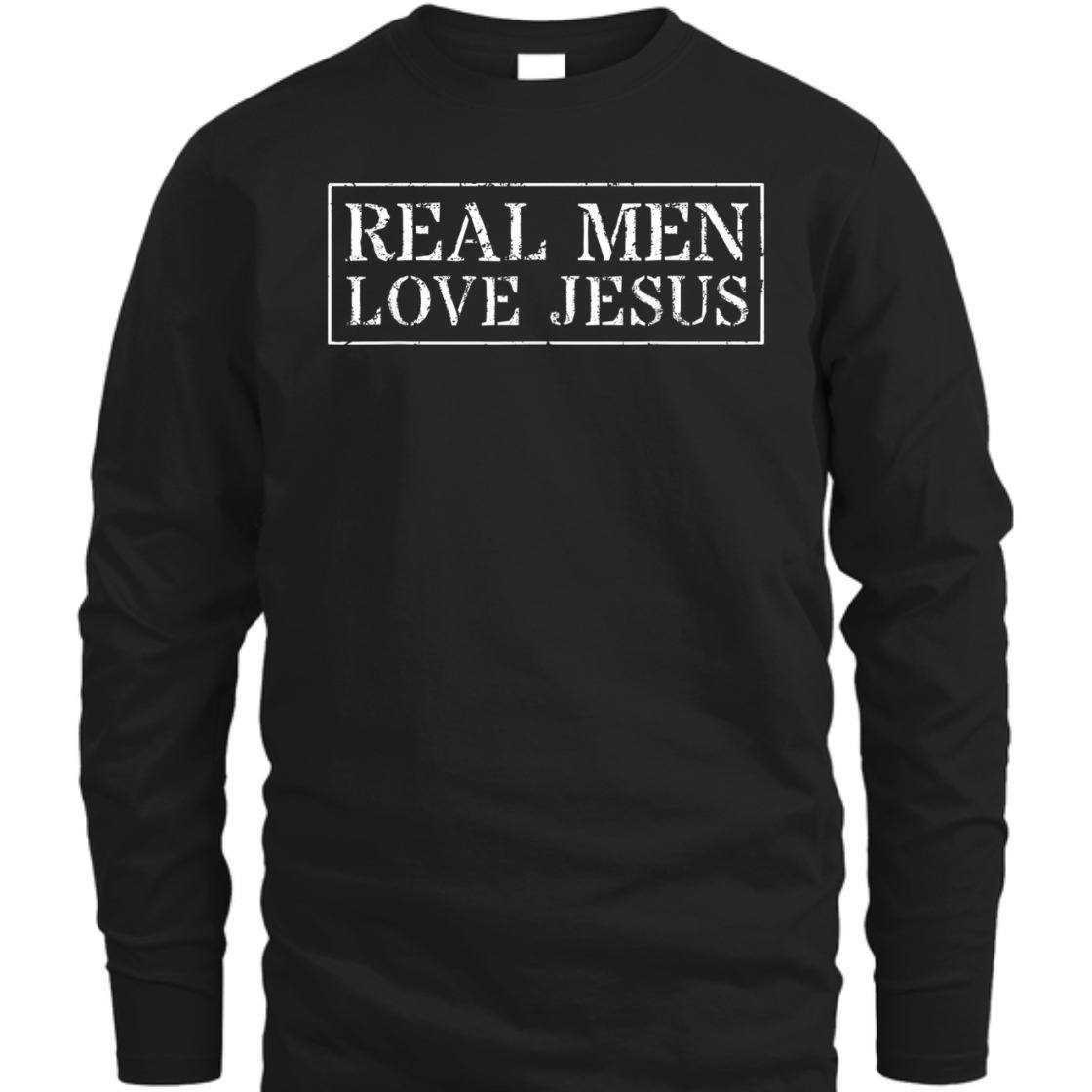Real Men Love Jesus T-Shirt Perfect Gift For Jesus Lovers Real Men Love Jesus T-Shirt Perfect Gift For Jesus Lovers