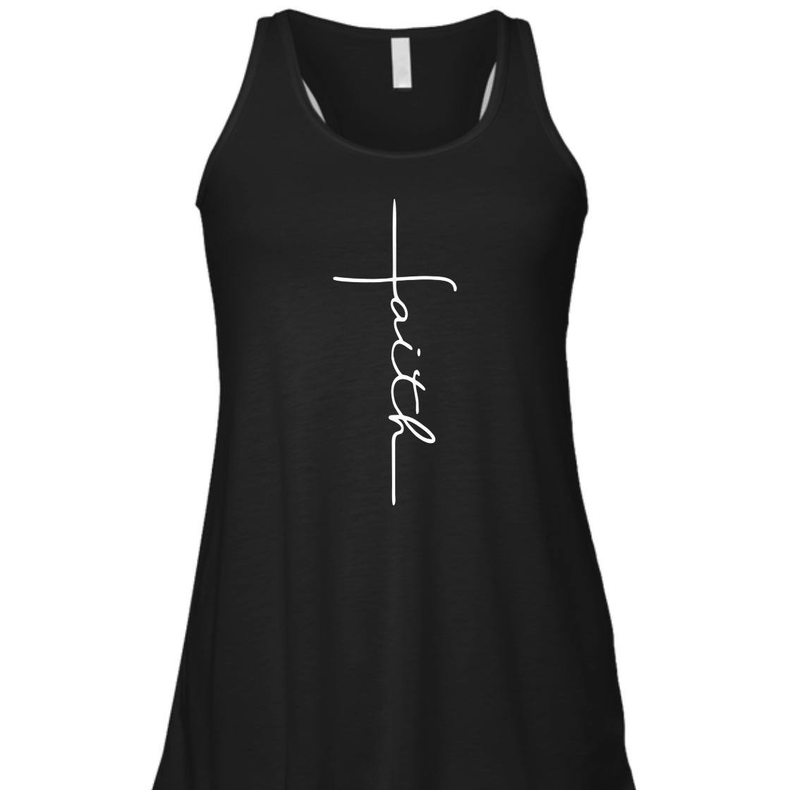 Faith T-Shirt Christian Cross Vintage Religious Gift