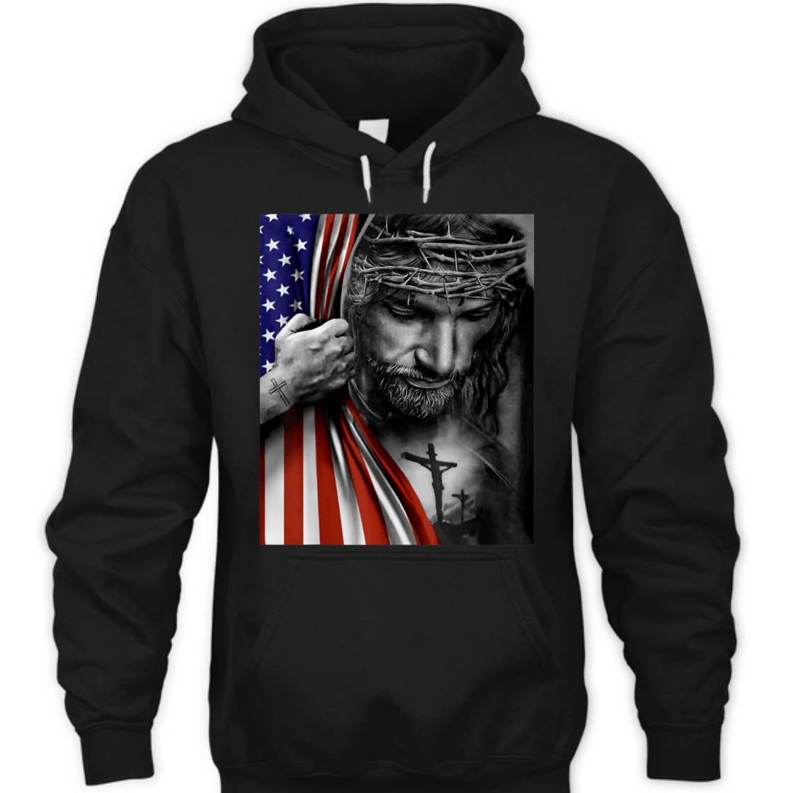 4th Of July Independence Day Gift American Flag And Jesus Amazing Gift For Jesus Lovers T-Shirt 4th Of July Independence Day Gift American Flag And Jesus Amazing Gift For Jesus Lovers T-Shirt