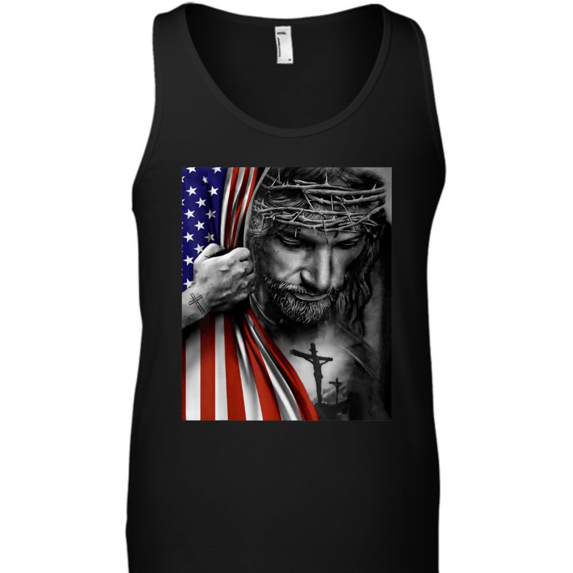 4th Of July Independence Day Gift American Flag And Jesus Amazing Gift For Jesus Lovers T-Shirt 4th Of July Independence Day Gift American Flag And Jesus Amazing Gift For Jesus Lovers T-Shirt