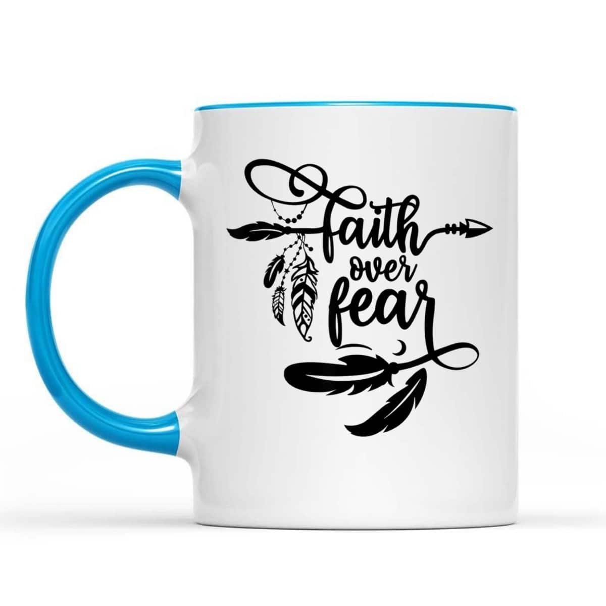 Christian Faith Over Fear Arrows Boho Dreamcatcher T-Shirt Christian Faith Over Fear Arrows Boho Dreamcatcher T-Shirt