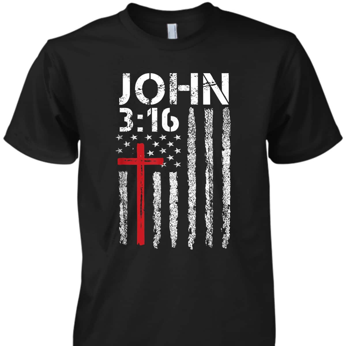 Faith Over Fears Cool Christian Cross American USA Flag Bible Verse 3:16 4th Of July T-Shirt Faith Over Fears Cool Christian Cross American USA Flag Bible Verse 3:16 4th Of July T-Shirt