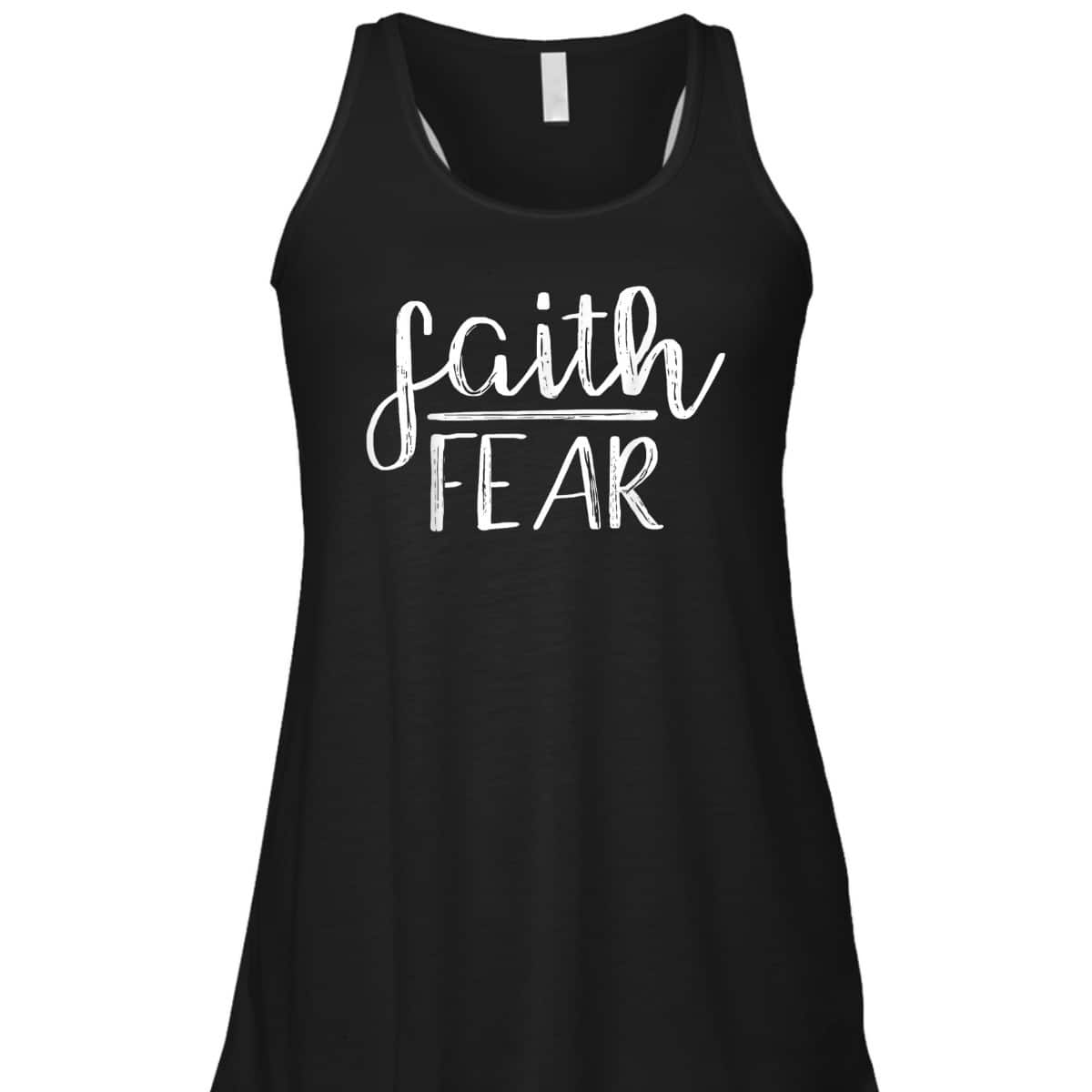 Faith Over Fear Cute Unique Christian Religious T-Shirt Faith Over Fear Cute Unique Christian Religious T-Shirt