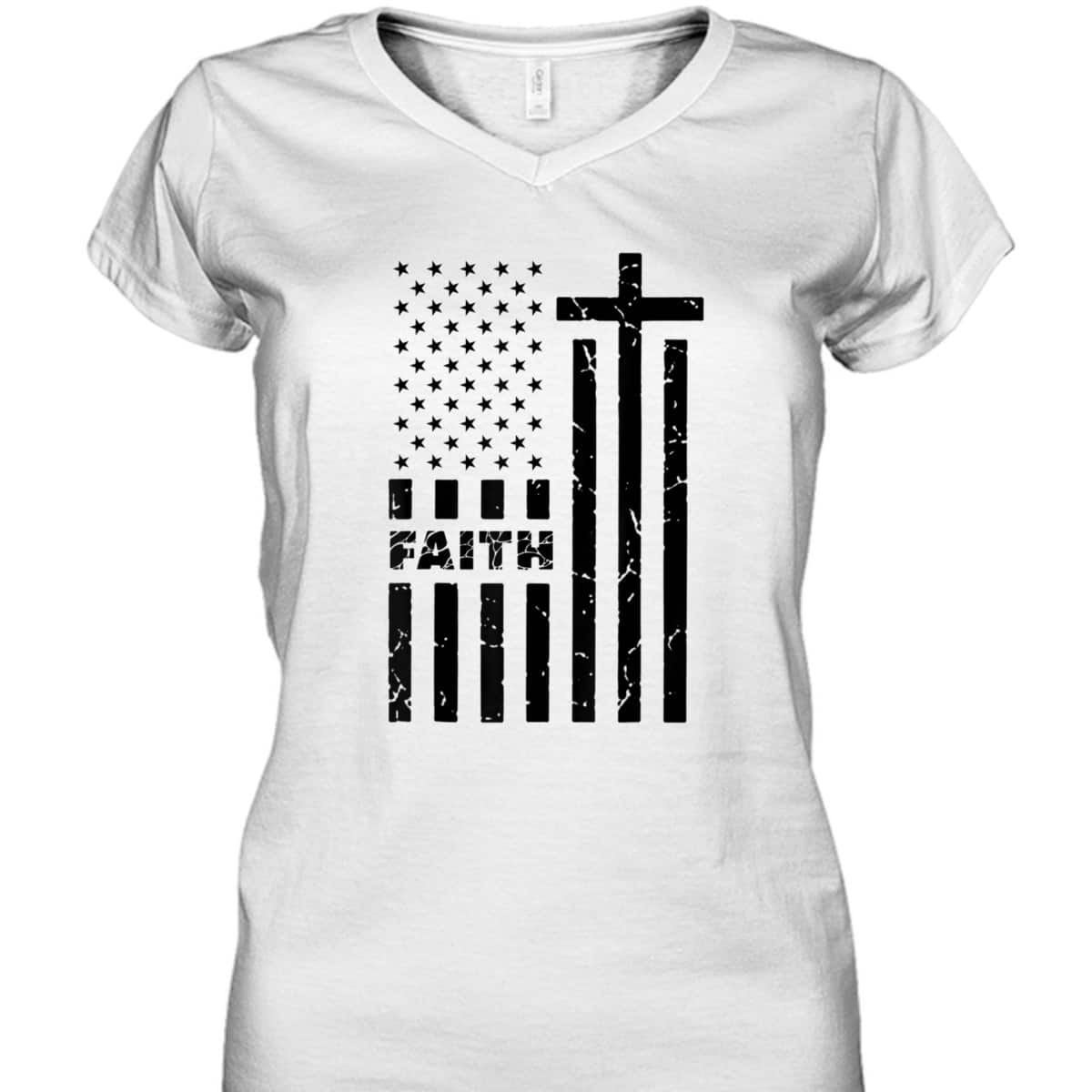 USA Flag Patriotic American Christian Faith T-Shirt Prayer 4th Of July Gift USA Flag Patriotic American Christian Faith T-Shirt Prayer 4th Of July Gift