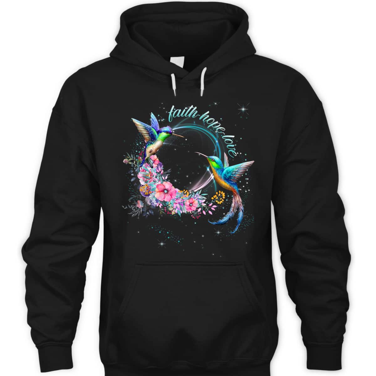 Christian Vintage Faith Hope Love The Hummingbirds T-Shirt Christian Vintage Faith Hope Love The Hummingbirds T-Shirt