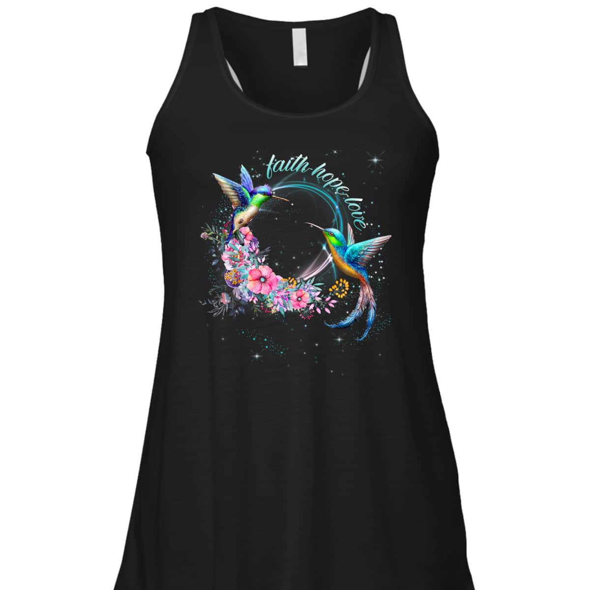 Christian Vintage Faith Hope Love The Hummingbirds T-Shirt Christian Vintage Faith Hope Love The Hummingbirds T-Shirt