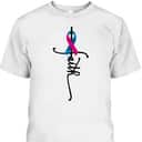 Thyroid Cancer Faith Thyroid Cancer Awareness Support T-Shirt Thyroid Cancer Faith Thyroid Cancer Awareness Support T-Shirt