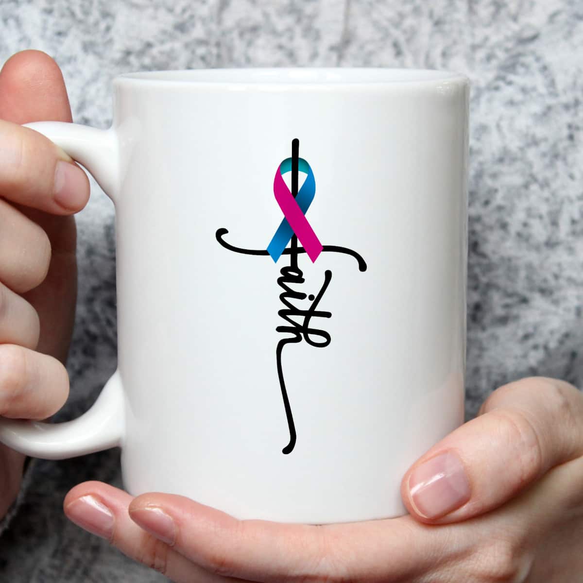 Thyroid Cancer Faith Thyroid Cancer Awareness Support T-Shirt Thyroid Cancer Faith Thyroid Cancer Awareness Support T-Shirt