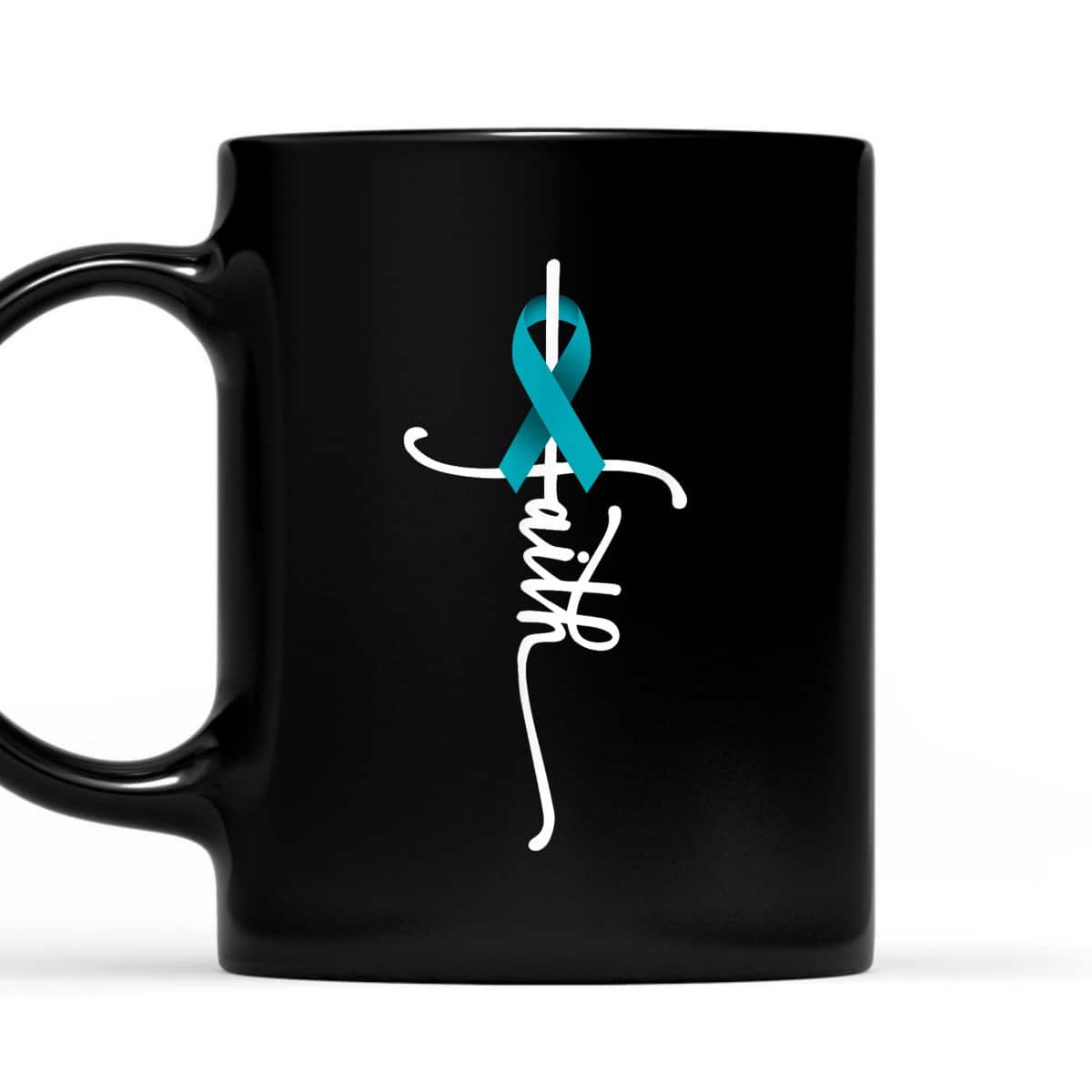 Ovarian Cancer Faith Christian T-Shirt Ovarian Cancer Awareness Support Ovarian Cancer Faith Christian T-Shirt Ovarian Cancer Awareness Support