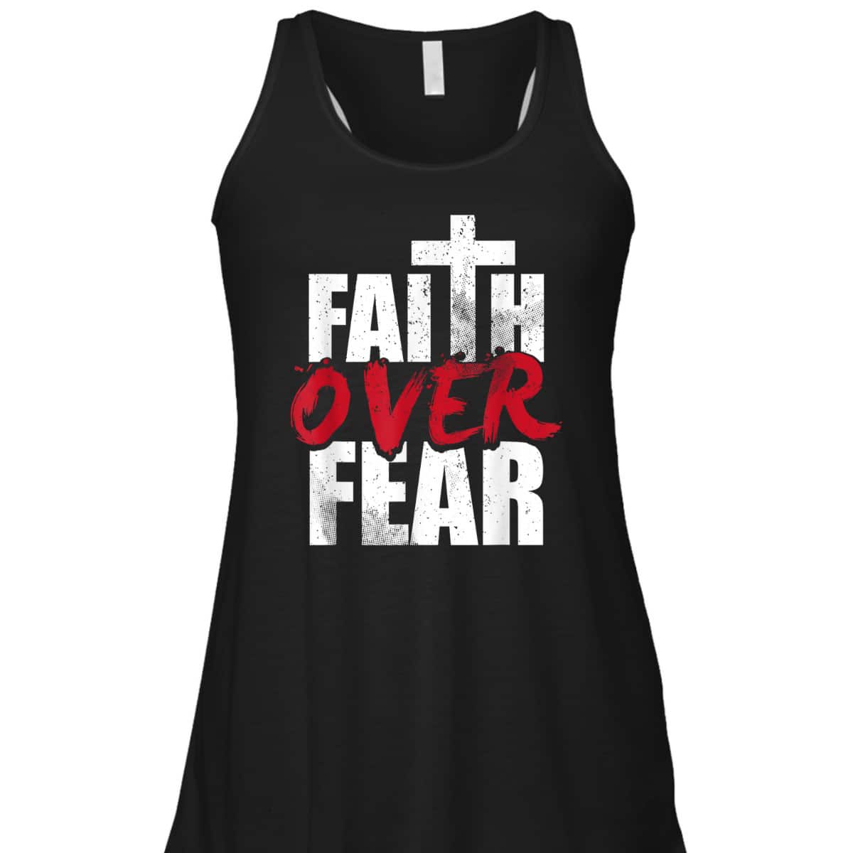 Faith Over Fear Vintage Cool Christian Faith Cross T-Shirt Faith Over Fear Vintage Cool Christian Faith Cross T-Shirt