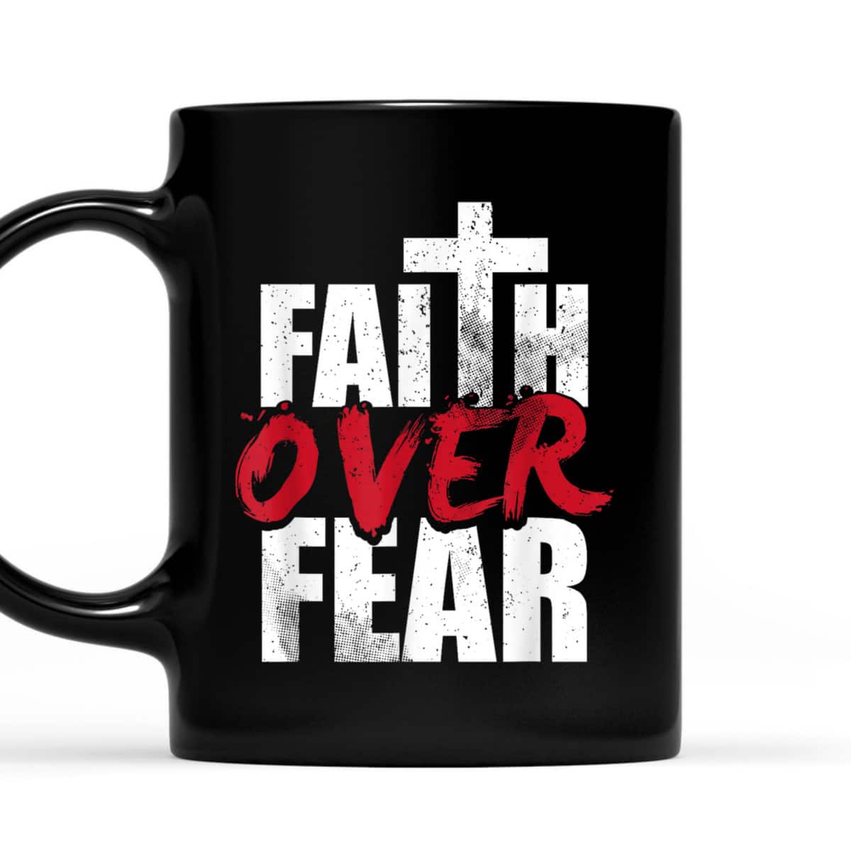 Faith Over Fear Vintage Cool Christian Faith Cross T-Shirt Faith Over Fear Vintage Cool Christian Faith Cross T-Shirt