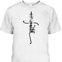 Lung Cancer Faith Lung Cancer Awareness Support T-Shirt
