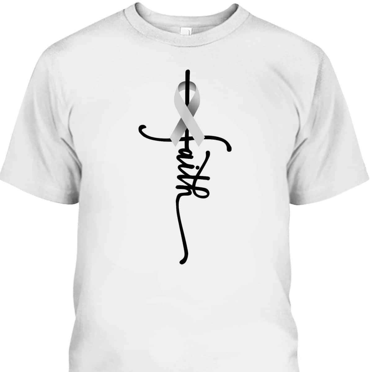 Lung Cancer Faith Lung Cancer Awareness Support T-Shirt Lung Cancer Faith Lung Cancer Awareness Support T-Shirt