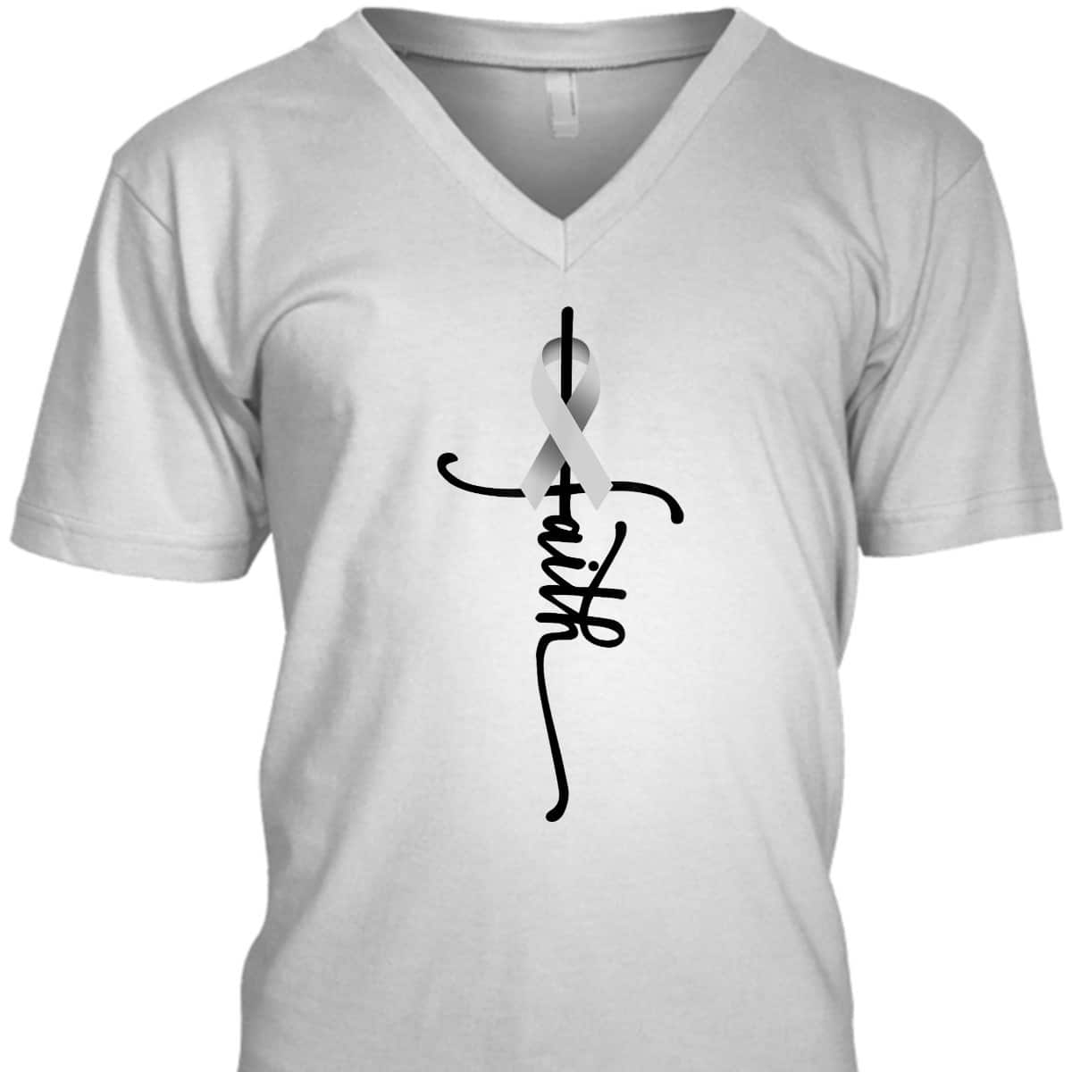 Lung Cancer Faith Lung Cancer Awareness Support T-Shirt Lung Cancer Faith Lung Cancer Awareness Support T-Shirt