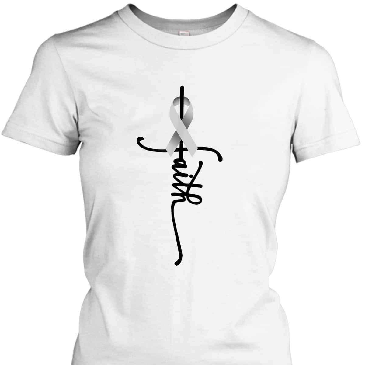 Lung Cancer Faith Lung Cancer Awareness Support T-Shirt Lung Cancer Faith Lung Cancer Awareness Support T-Shirt