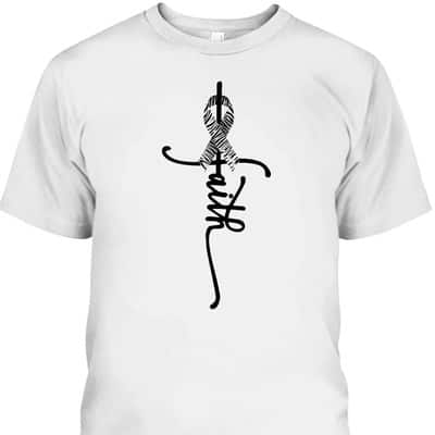 Carcinoid Cancer Faith Carcinoid Cancer Awareness Support T-Shirt