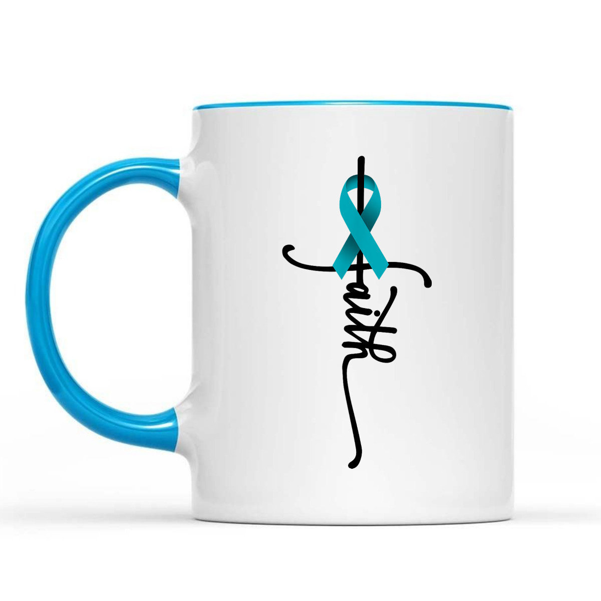 Ovarian Cancer Christian Faith Ovarian Cancer Awareness Support T-Shirt Ovarian Cancer Christian Faith Ovarian Cancer Awareness Support T-Shirt