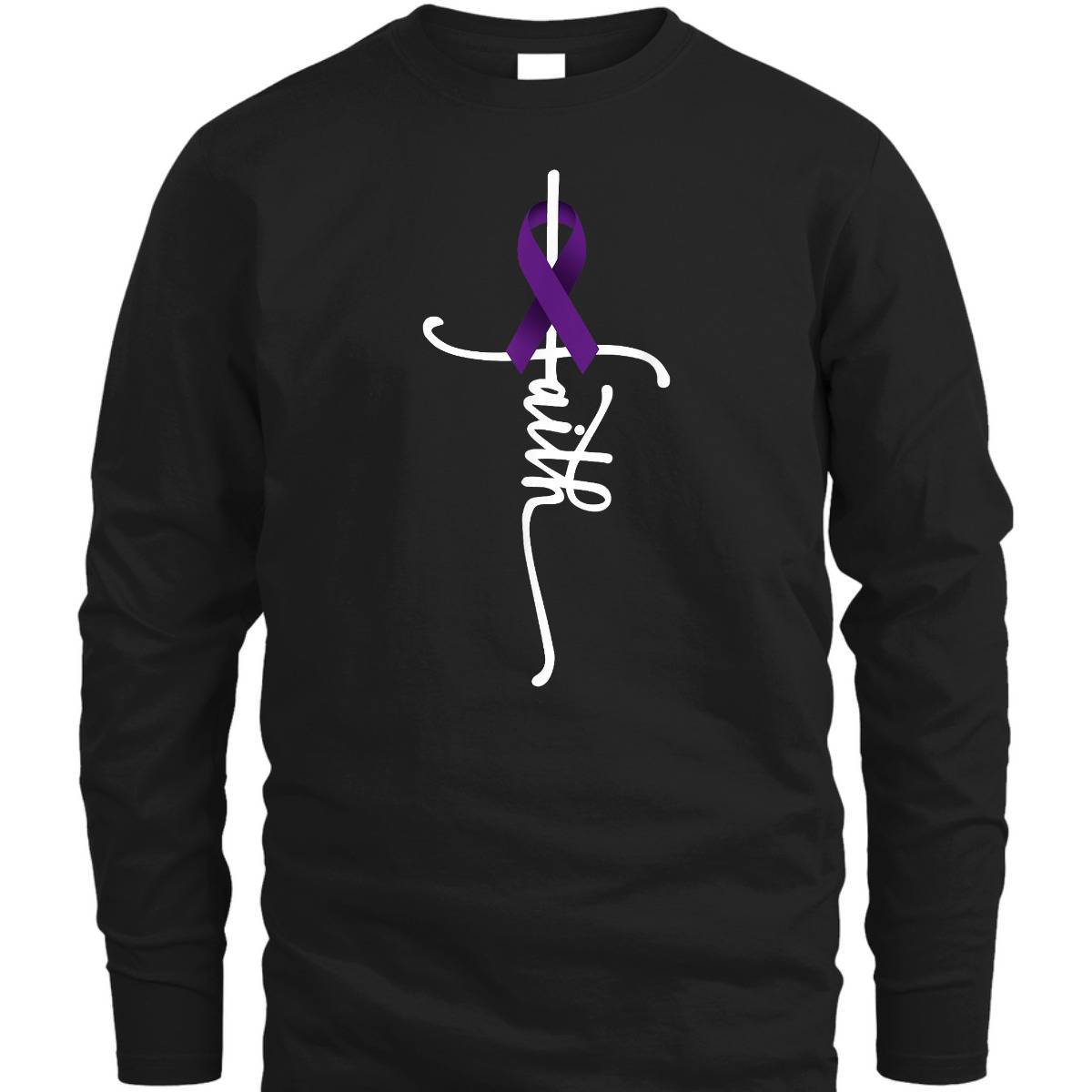 Pancreatic Cancer Faith Pancreatic Cancer Awareness Support T-Shirt Pancreatic Cancer Faith Pancreatic Cancer Awareness Support T-Shirt
