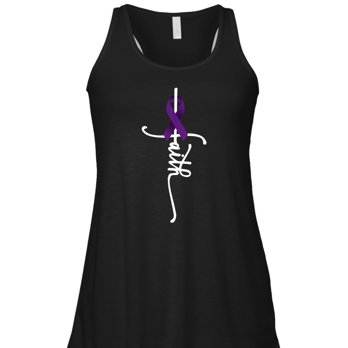 Pancreatic Cancer Faith Pancreatic Cancer Awareness Support T-Shirt Pancreatic Cancer Faith Pancreatic Cancer Awareness Support T-Shirt