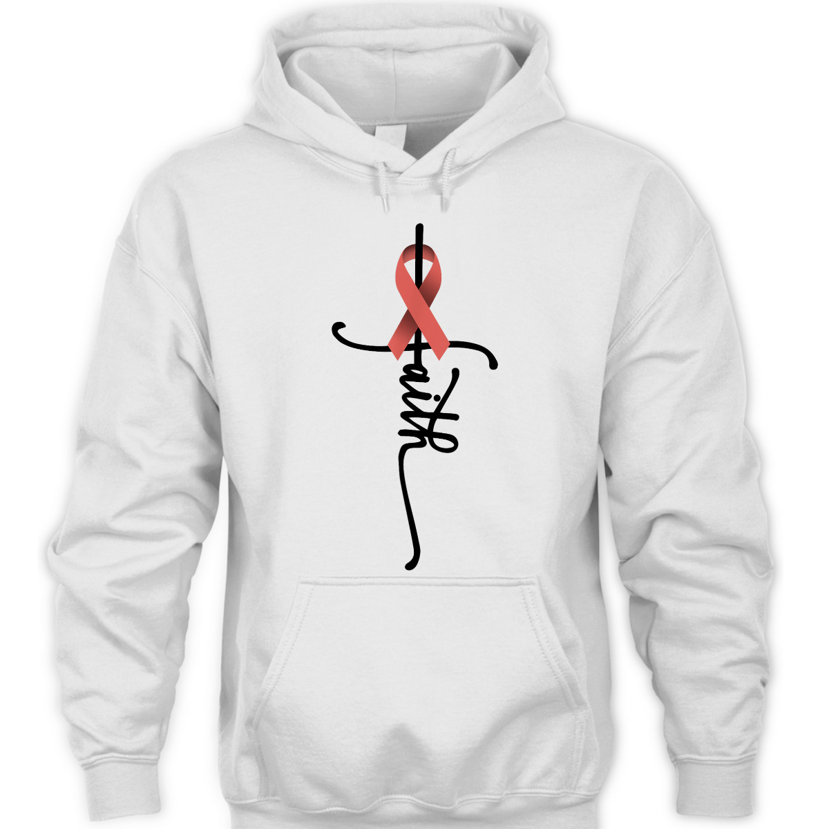 Uterine Cancer Faith Endometrial Cancer Awareness Support T-Shirt Uterine Cancer Faith Endometrial Cancer Awareness Support T-Shirt