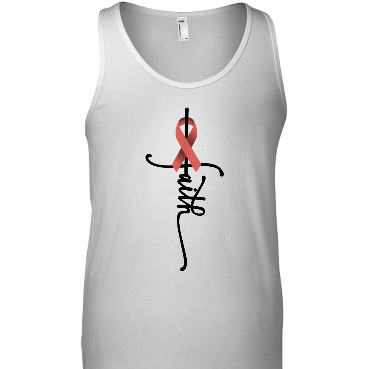 Uterine Cancer Faith Endometrial Cancer Awareness Support T-Shirt Uterine Cancer Faith Endometrial Cancer Awareness Support T-Shirt