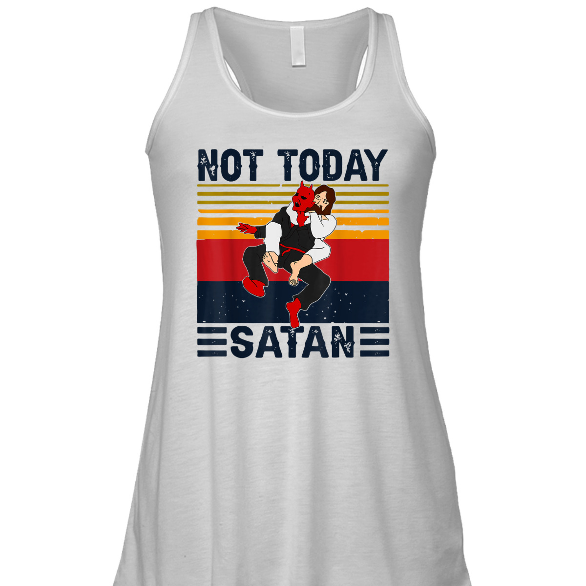 Not Today Satan Christian Funny T-Shirt Jesus Karate Kung Fu Fighting Satan Not Today Satan Christian Funny T-Shirt Jesus Karate Kung Fu Fighting Satan