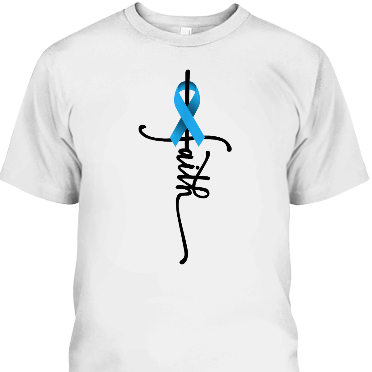 Prostate Cancer Christian Faith Prostate Cancer Awareness Support T-Shirt