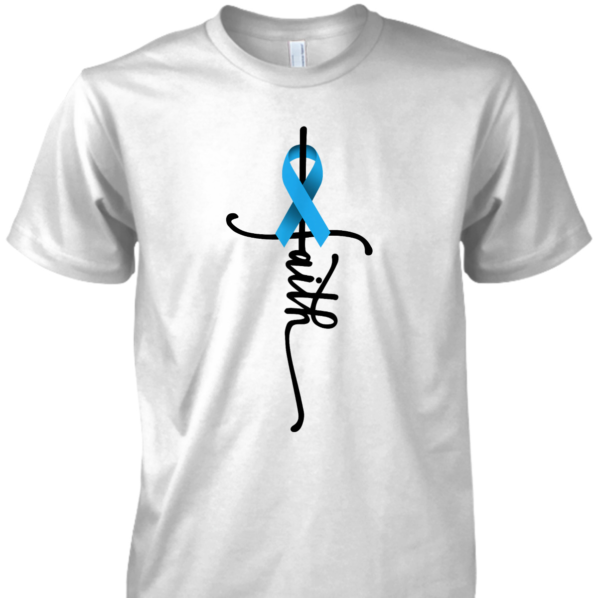 Prostate Cancer Christian Faith Prostate Cancer Awareness Support T-Shirt Prostate Cancer Christian Faith Prostate Cancer Awareness Support T-Shirt
