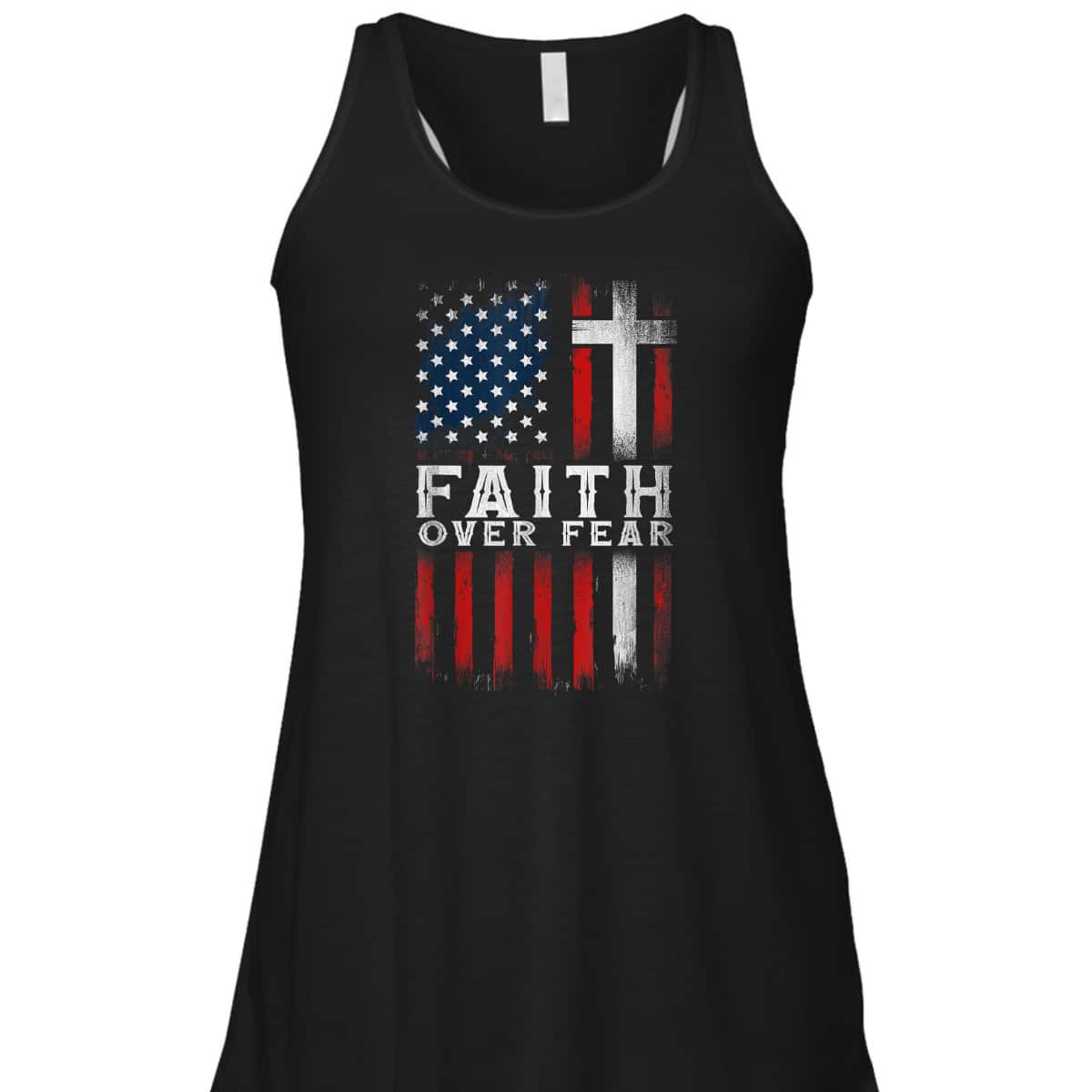 Christian US USA Flag American Christ Faith Over Fear Cross 4th Of July Independent Day T-Shirt Christian US USA Flag American Christ Faith Over Fear Cross 4th Of July Independent Day T-Shirt
