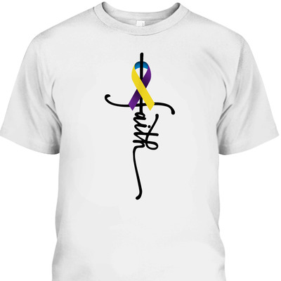Bladder Cancer Faith Bladder Cancer Awareness Support T-Shirt