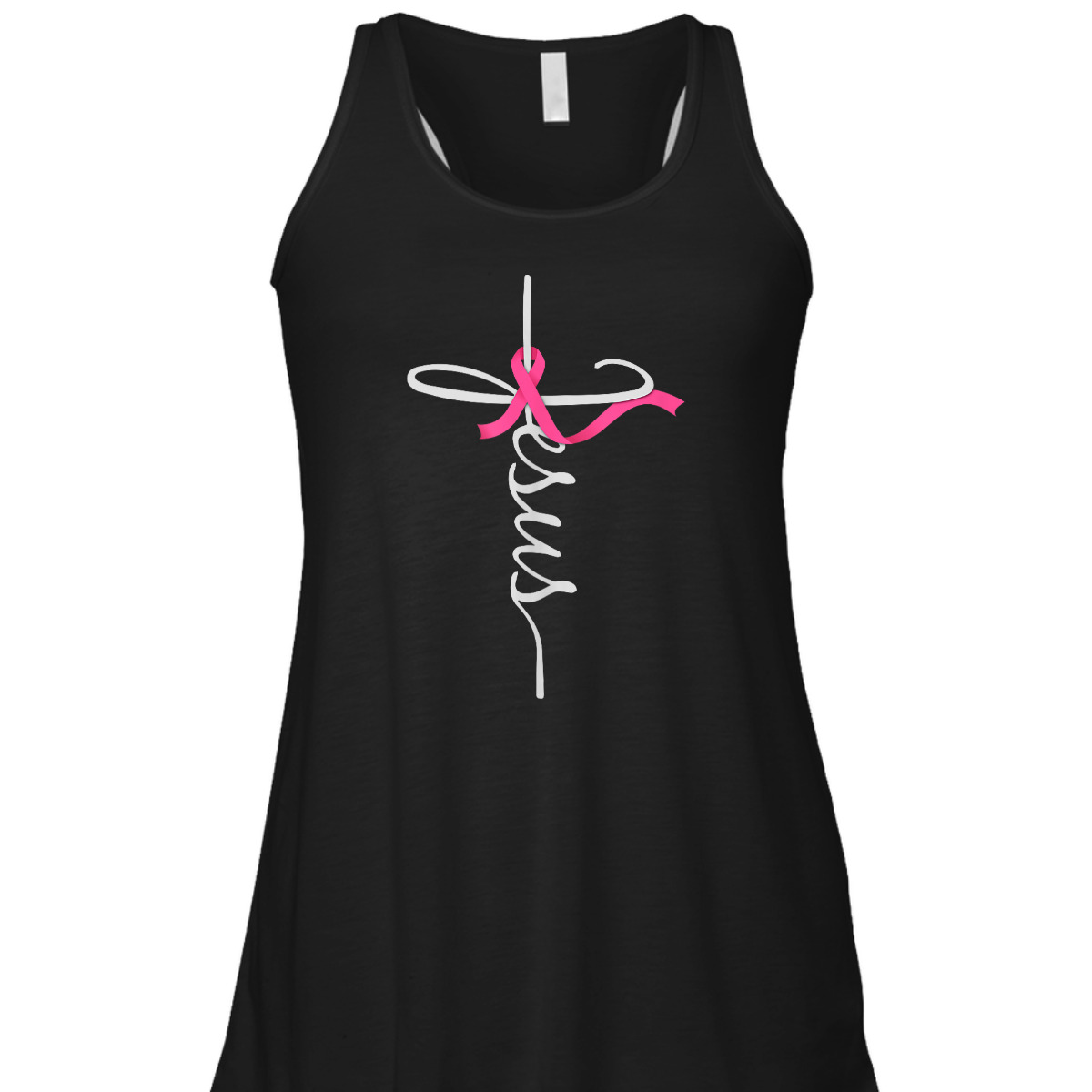 Faith Over Fear Cross Breast Cancer Awareness Jesus Believers T-Shirt Faith Over Fear Cross Breast Cancer Awareness Jesus Believers T-Shirt