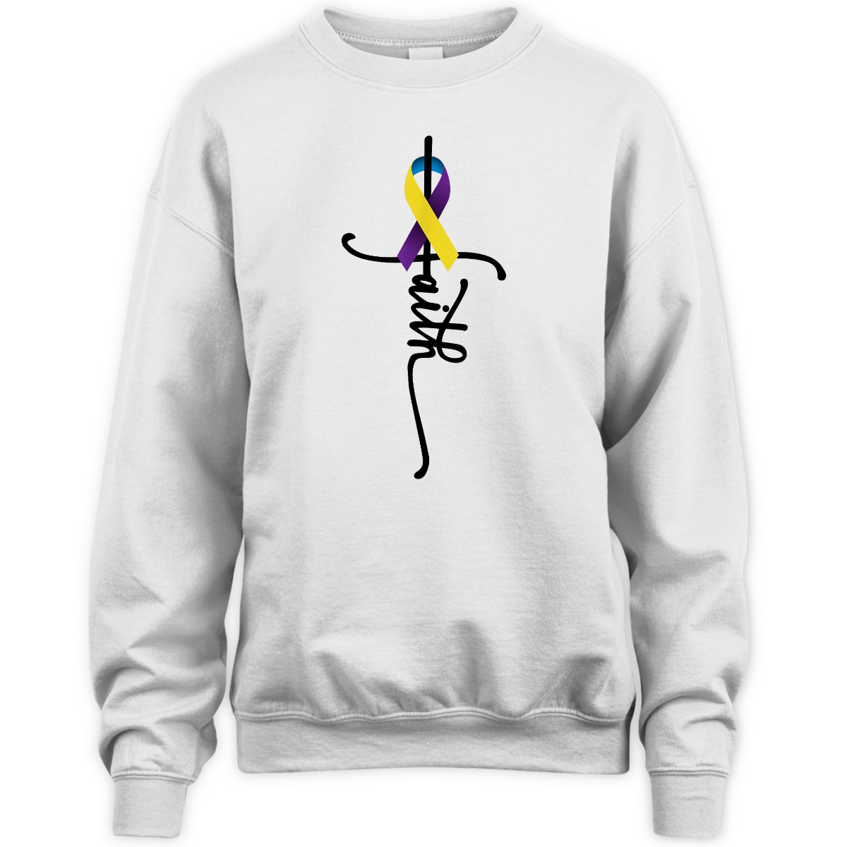 Bladder Cancer Faith Bladder Cancer Awareness Support T-Shirt Bladder Cancer Faith Bladder Cancer Awareness Support T-Shirt