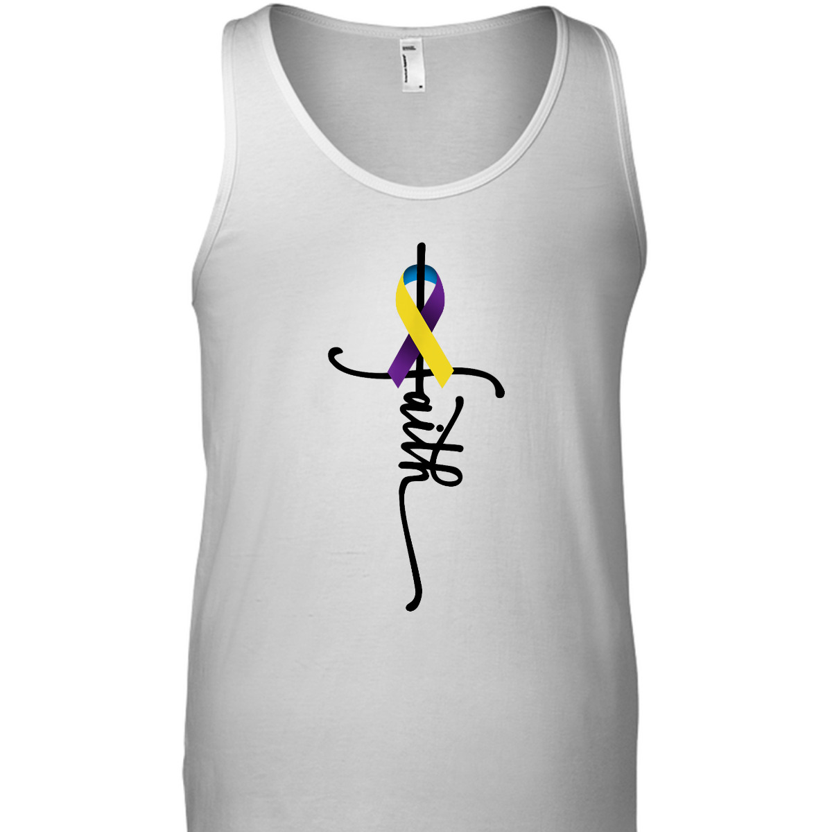 Bladder Cancer Faith Bladder Cancer Awareness Support T-Shirt Bladder Cancer Faith Bladder Cancer Awareness Support T-Shirt
