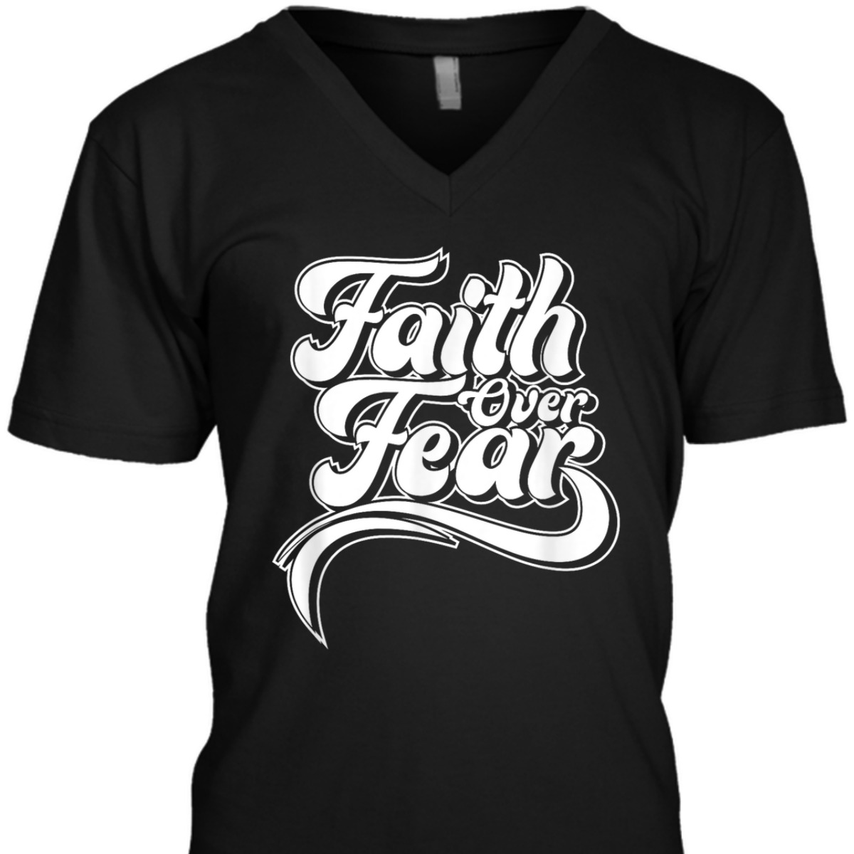 Faith Over Fear Vintage Faith T-Shirt For Believers Faith Over Fear Vintage Faith T-Shirt For Believers